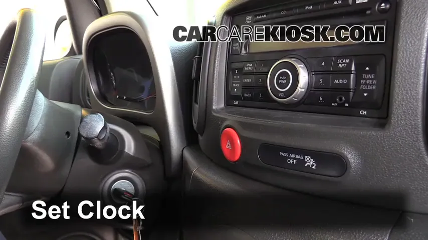 2011 Nissan Cube S 1.8L 4 Cyl. Clock